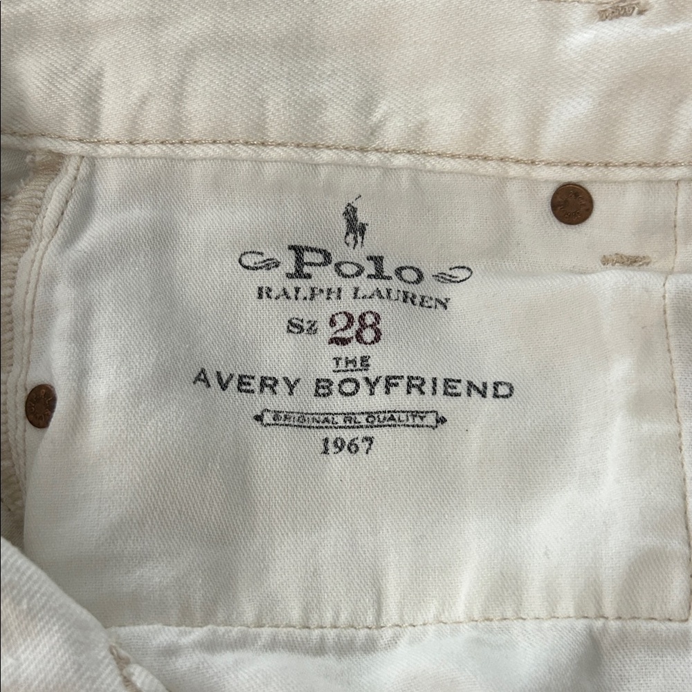 Polo Ralph Lauren The Avery Boyfriend Paint Splatter Jeans - 28 - Picture 8 of 13